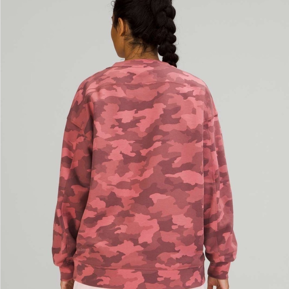 Lululemon Perfectly Oversized Pink Sweatshirt Sz 10
